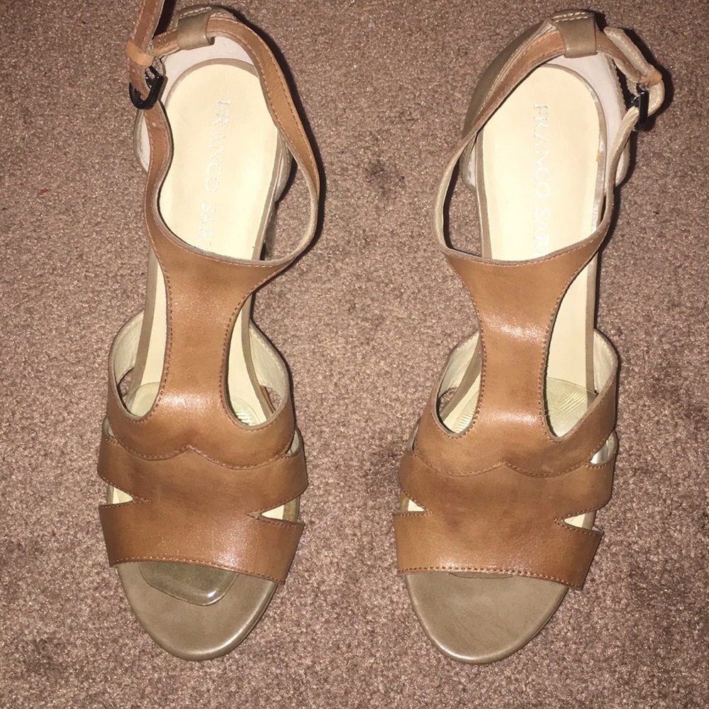 Franco Sarto Sandals slight tear on heel